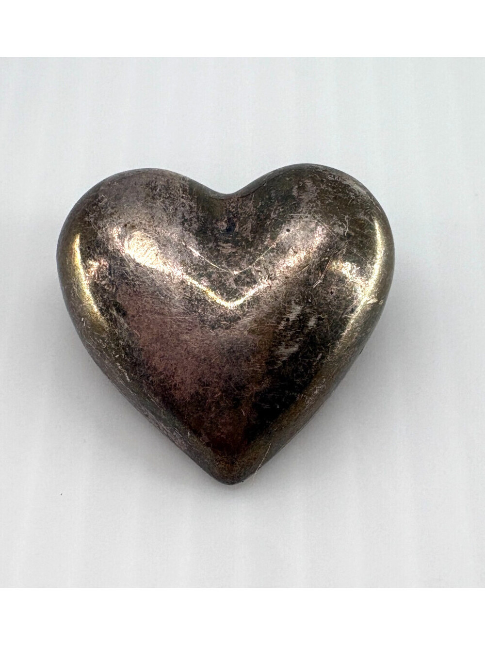 Tiffany & Co Sterling Silver 925 Mexico Puffed Heart Brooch Pin Designer